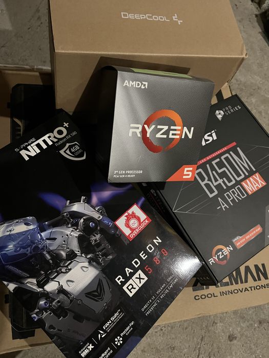 Геймърски компютър/AMD Ryzen 5 3600+Sapphire Nitro Radeon RX 580
