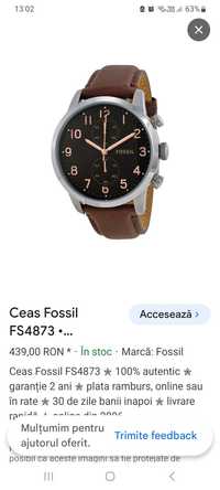 Ceas barbati Fossil