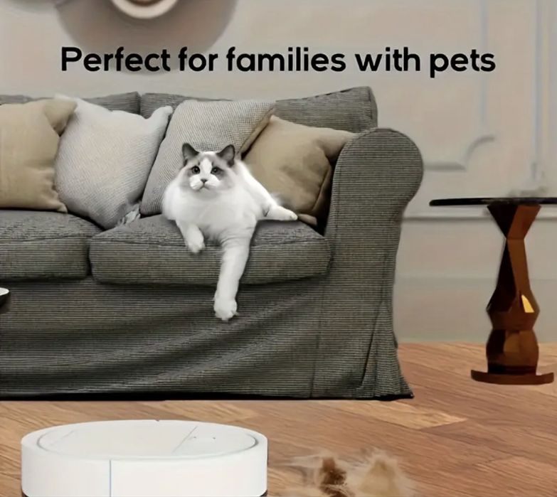 Ултра тънък мини робот прахосмукачка