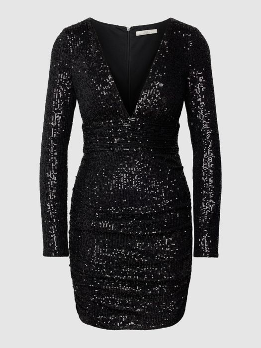 Официална къса рокля с черни пайети Jake*s