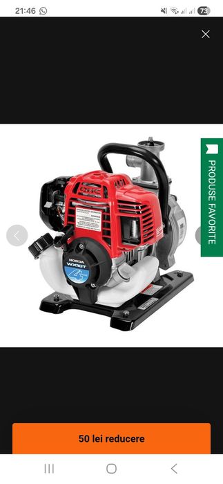 Motopompa Honda wx 10t