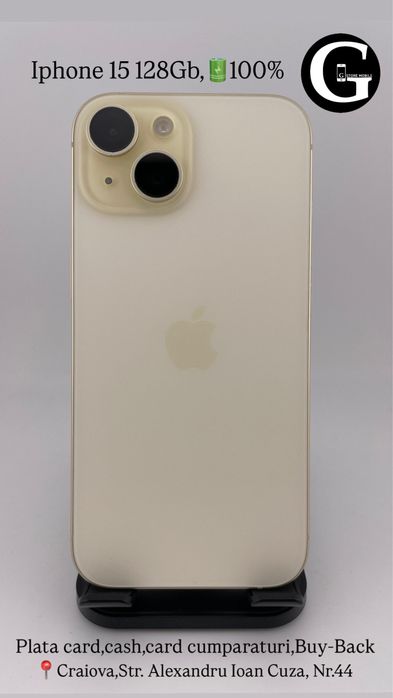 G Store Mobile! OFERTA: iPhone 15 128gb,100%!