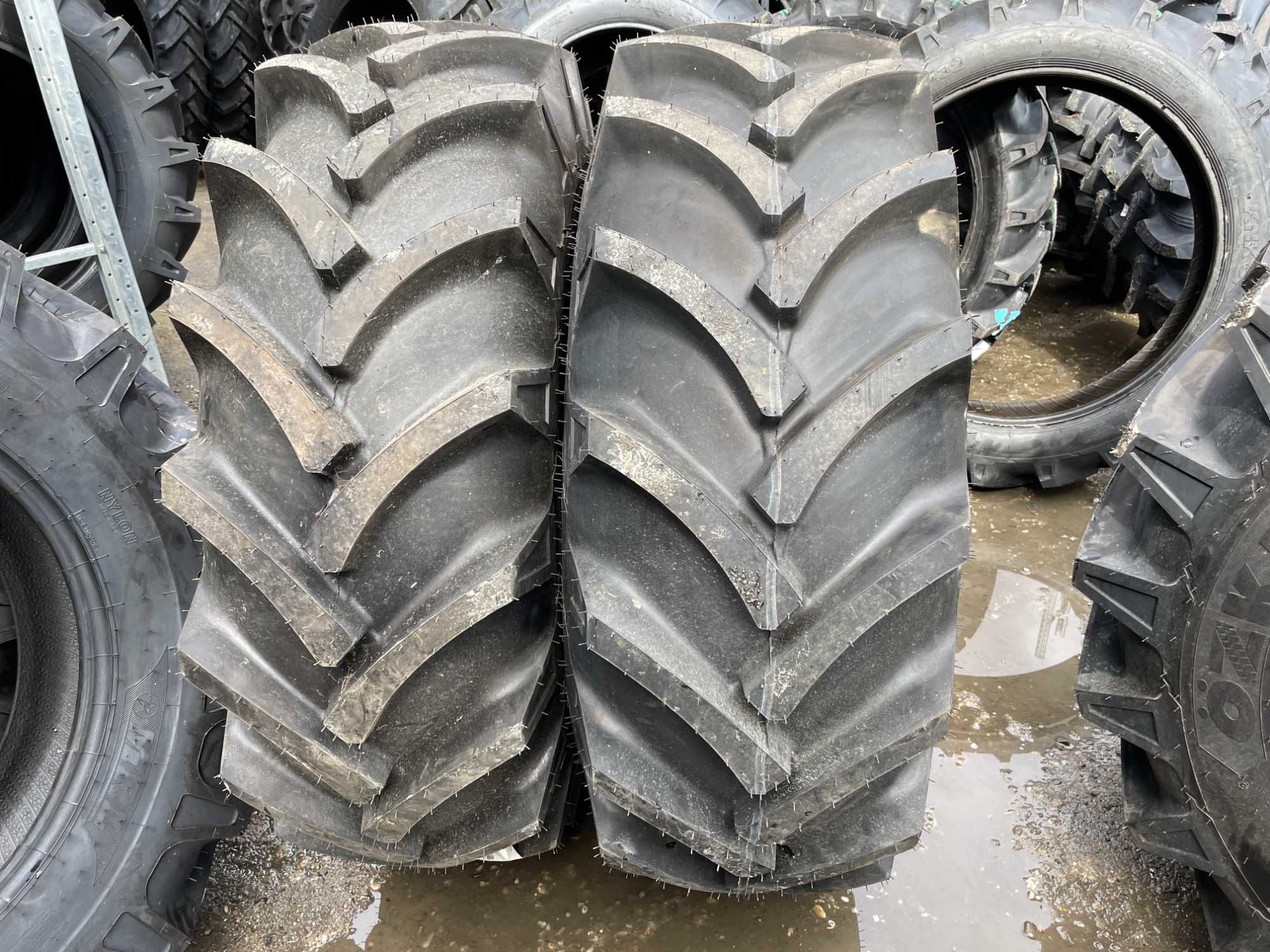 16.9-24 cu 14 pliuri marca OZKA cauciucuri noi pentru tractor fata