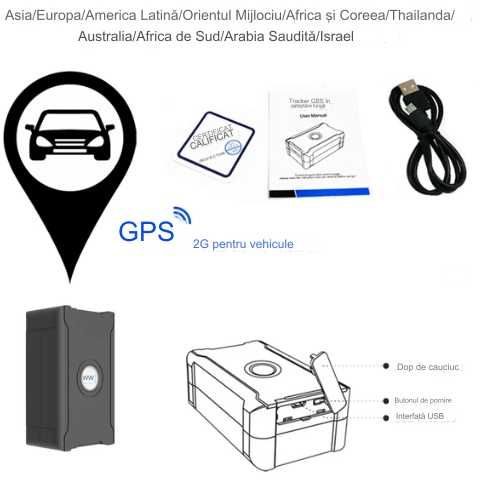 Tracker urmarire locatie GLOBAL CU SIM INCLUS