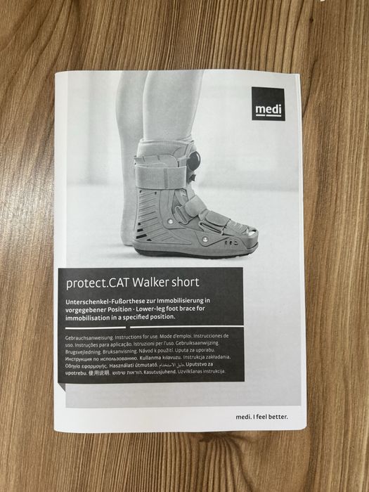 Протектор “ботуш” на крак MEDI, къс