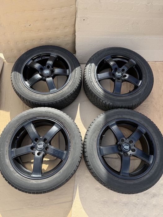 Оригинални алуминиеви джанти с зимни гуми. TEC 17” 7.5J 5x114.3 ET38