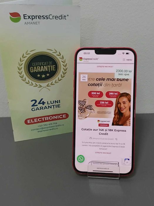 (AG46) Telefon iPhone 14 Plus B.3683 Garantie 2 ani