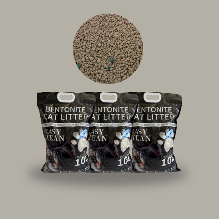 Промо комплект: Закрита котешка тоалетна + 3x10л бентонит