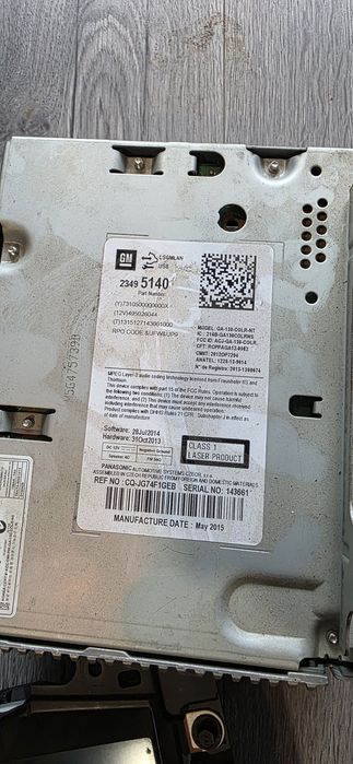 Navigatie originala opel zafira 2016