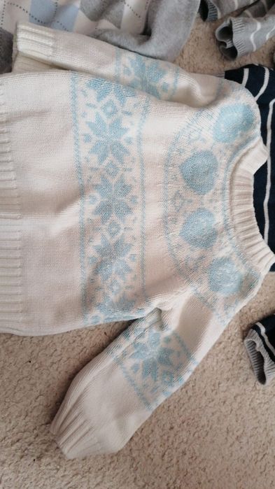 Lot pulovere baieti, 12-18 luni,H&M