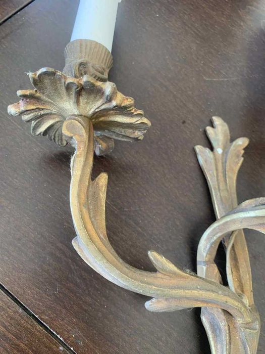 Aplica se perete din bronz stil baroc