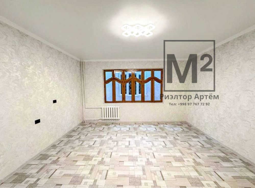 2/8/9 Паркентский - Новый ремонт - Ипотека 62м² - Риёзи - Чизельный