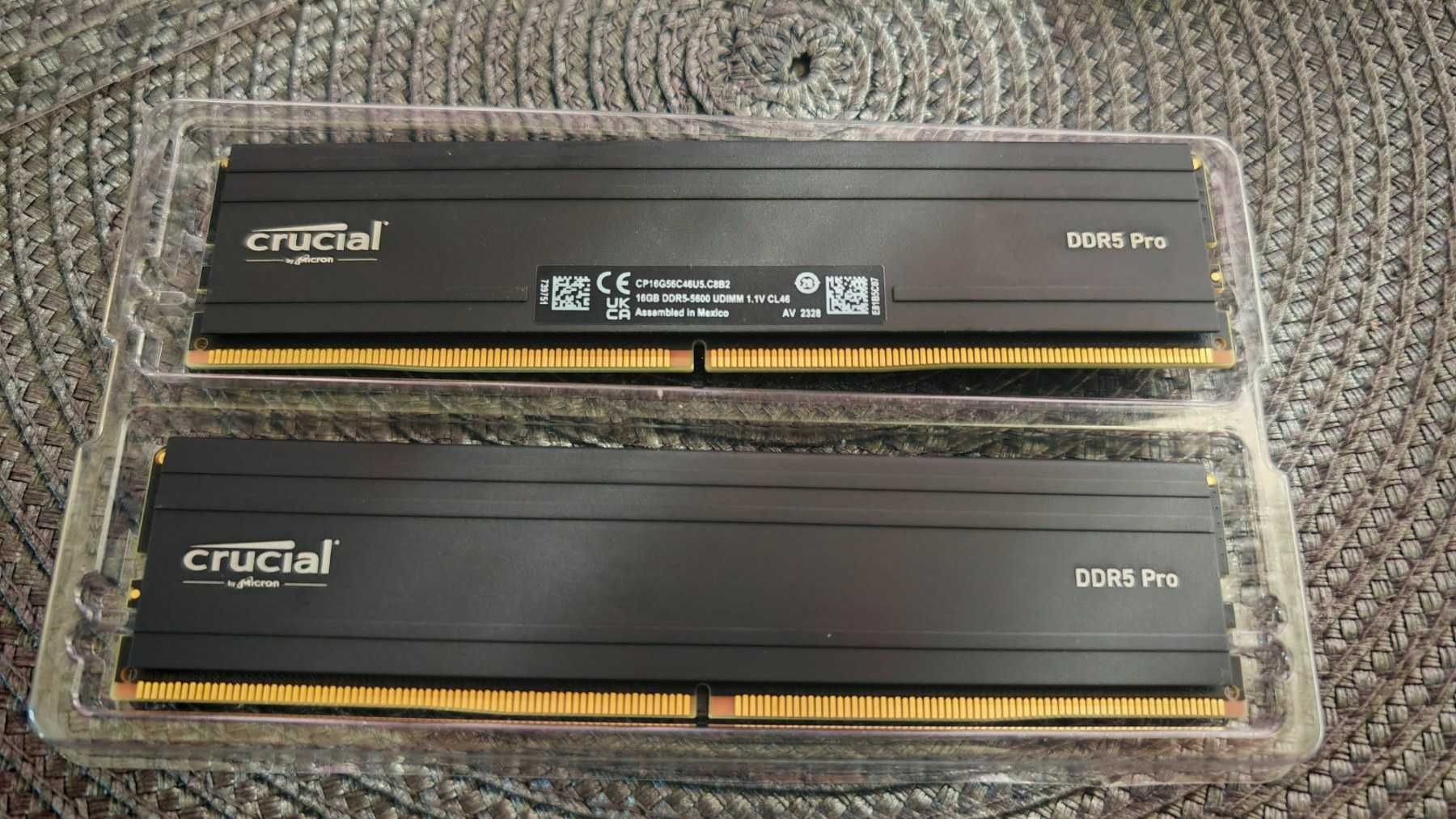 Рам памет Crucial Pro 32GB Kit (16GBx2) DDR5 5600Mhz