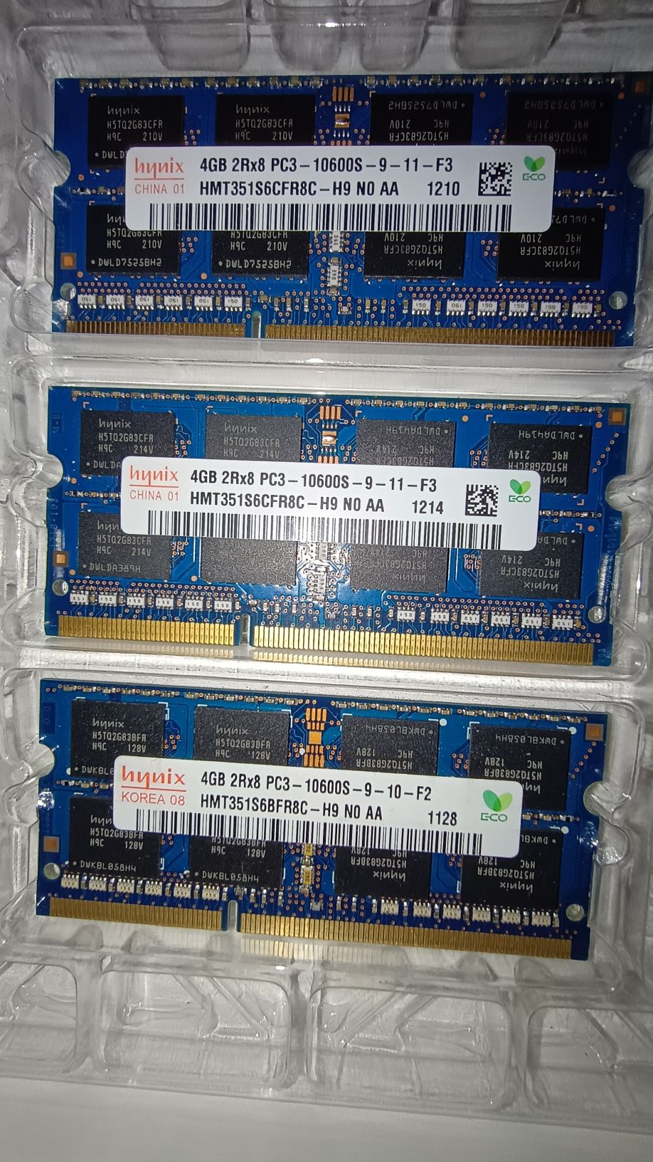stickuri de memorie Hynix și Samsung de 8500s si 10600s, pentru laptop