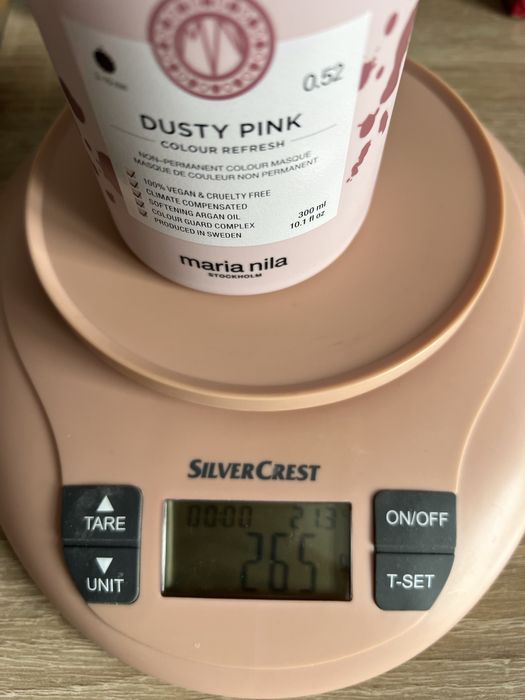 Masca nuantatoare par roz dusty pink Maria Nila