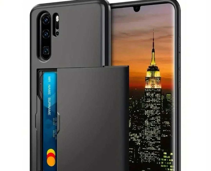 Husa pt Huawei P30 Pro (cu compartiment pt card) NOUA