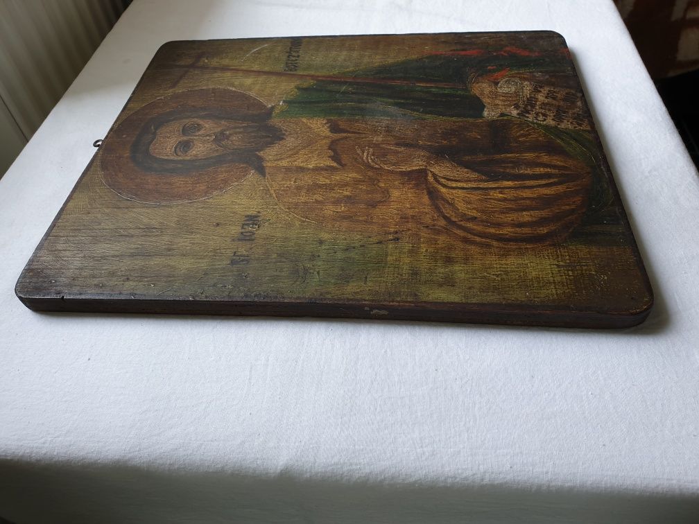 Icoana veche pe lemn, Sf Ioan Botezatorul, sec XIX