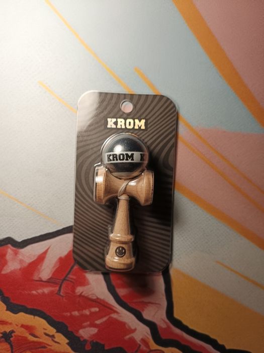 Kendama krom mikro negru