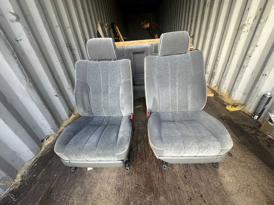 Комплект сидений Toyota Aristo 140, 91-97 год, серый велюр из Японии