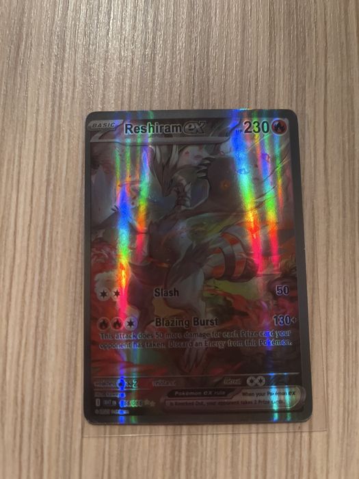 Pokemon White Flare Reshiram ex