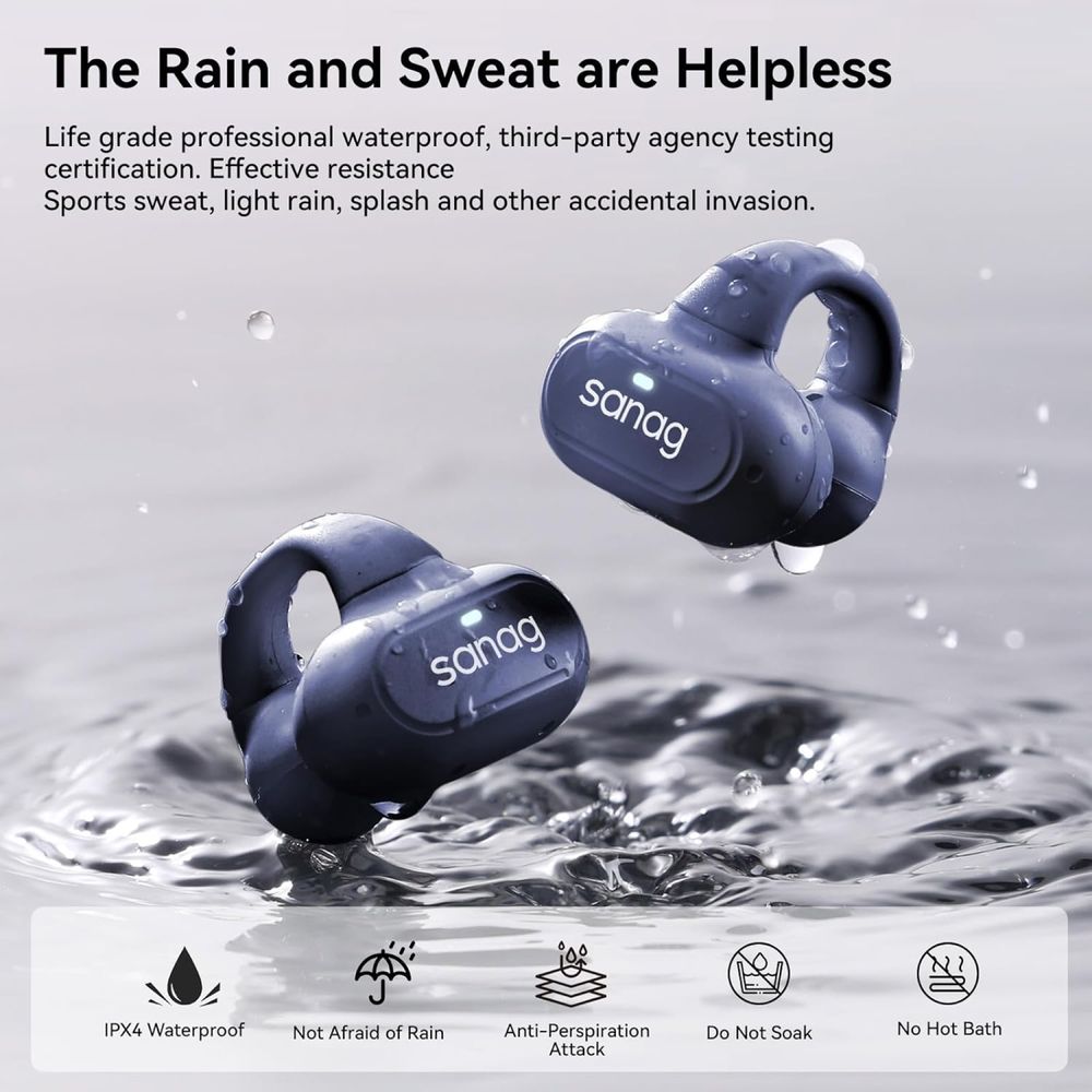 Bluetooth Sanag Z50s отворено ухо въздушна проводимост TWS