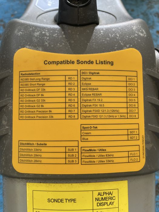 Radiodetection DC3 drillcheck