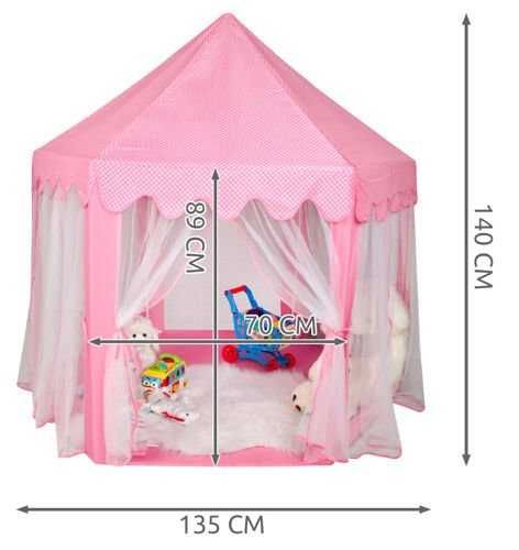 Детска палатка замък подходяща за градина и стая