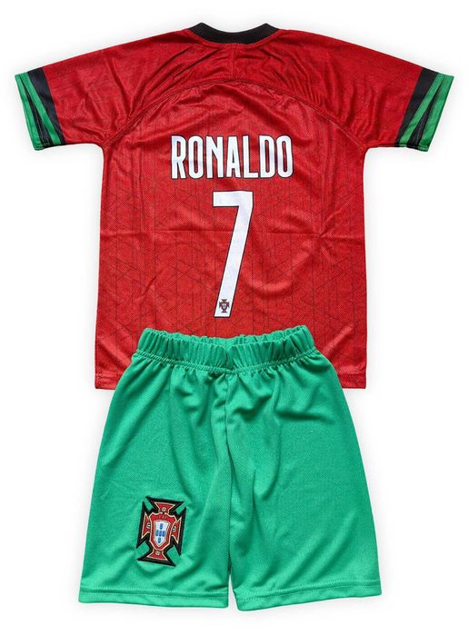 Детски футболен екип Португалия Роналдо Portugal Ronaldo тениска шорти