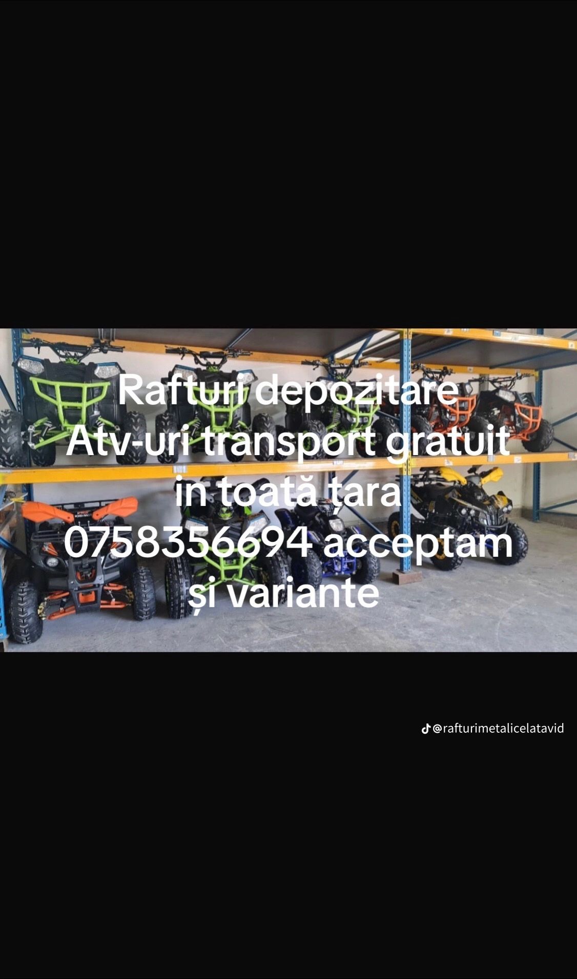 Montam/Cumparam/Vindem Rafturi metalice ne deplasam ori unde în tara