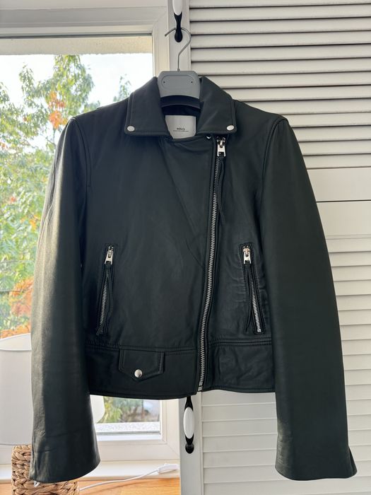 Кожено яке естествена кожа Mango