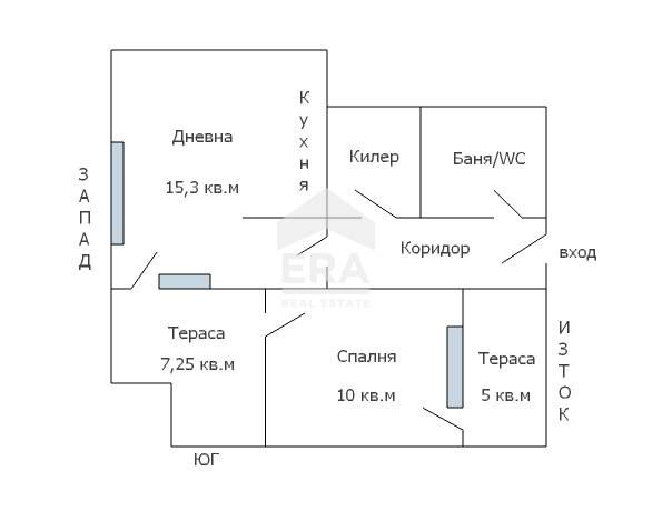 Двустаен, чисто нов, обзаведен апартамент за продажба, в нова сграда,