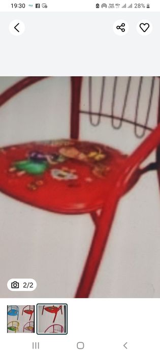 lino2MAROiparketScaun metalic engros pentru copii model mix 35cm