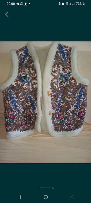 Жилет из овчины новый. 62 размер.