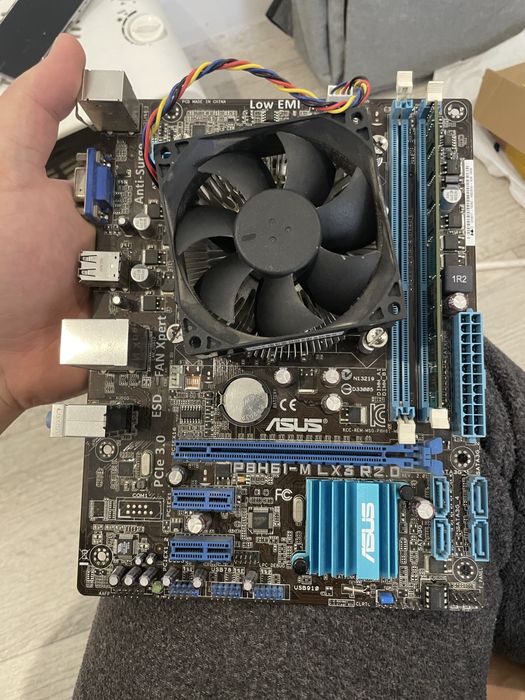 1155 проц мать кулер и 1050