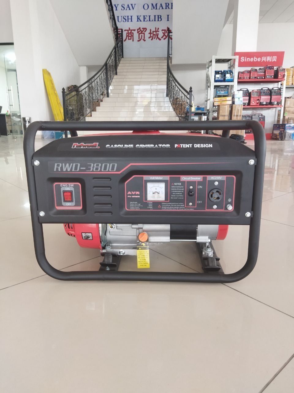 Generator RUIWUDI Dvijok генератор  движок RWD-3800 2 kw