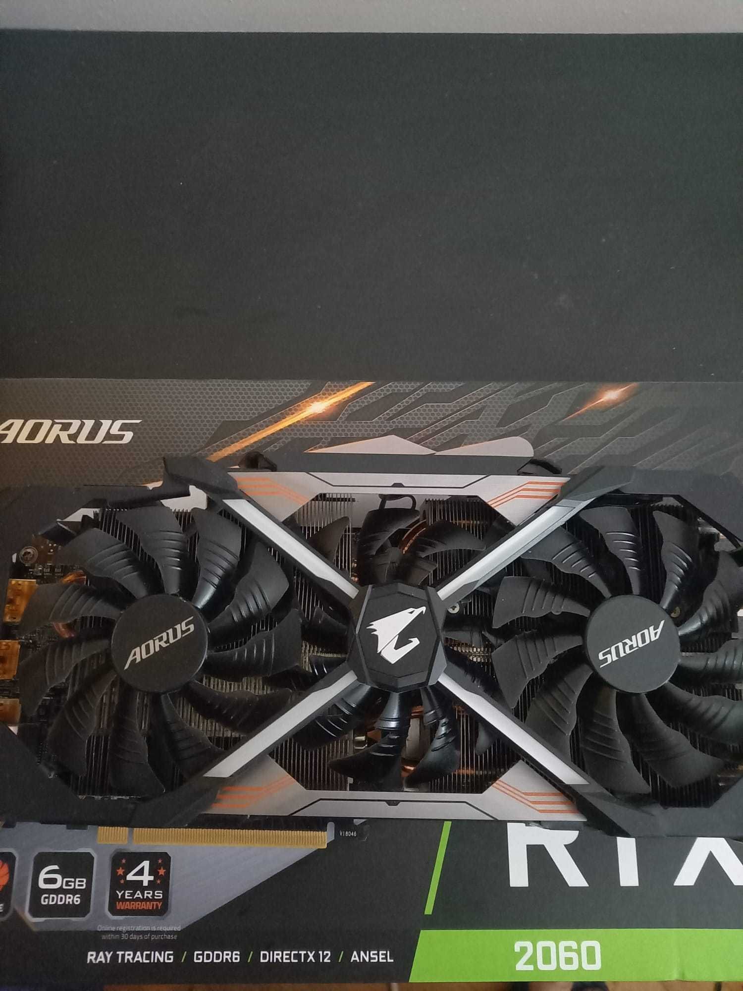 Placa video Geforce rtx 2060 Aorus Extreme 6gb