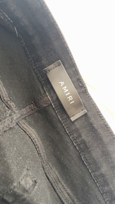 Amiri jeans (black with blue snakes)