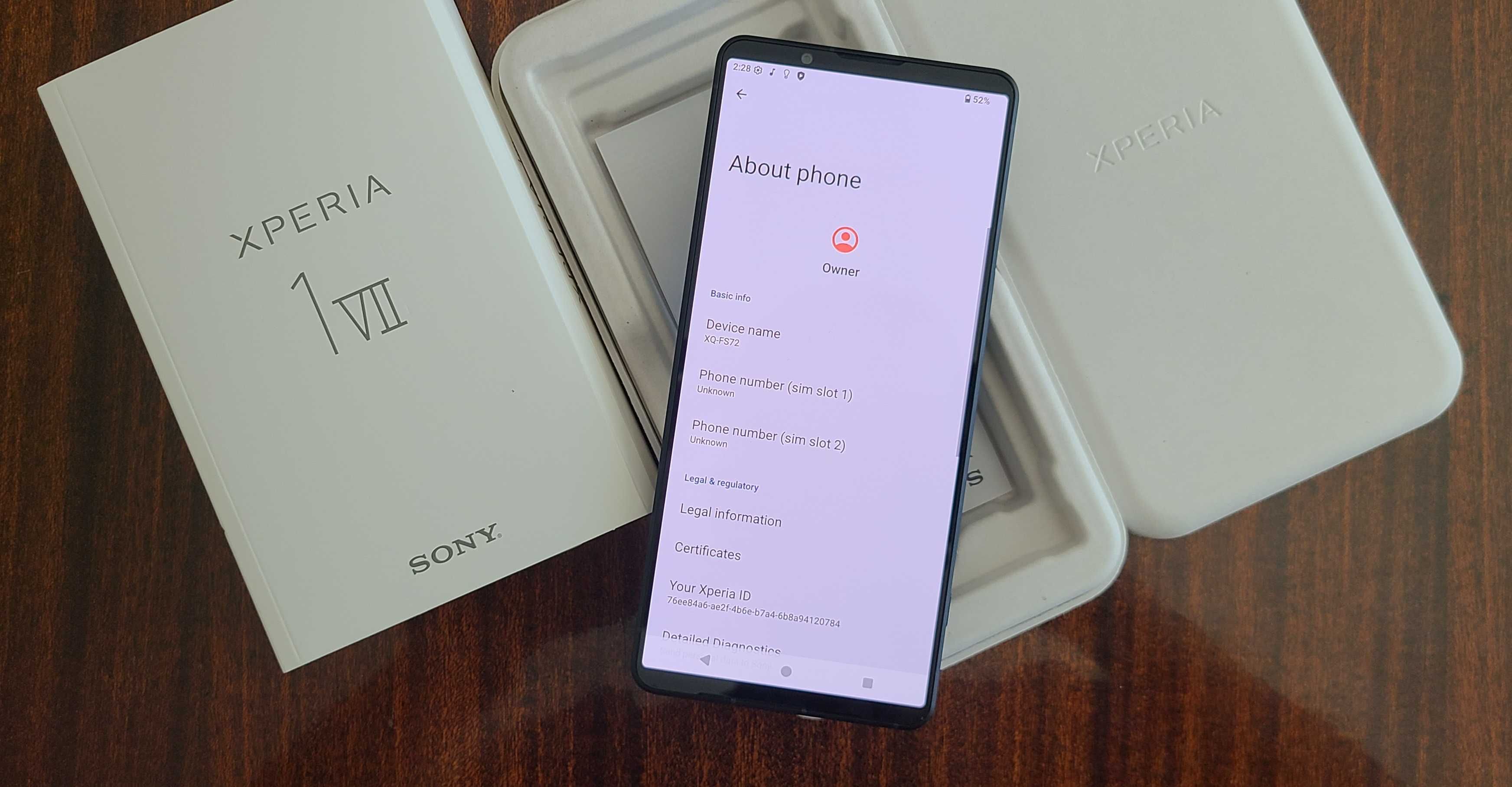 Sony Xperia 1 VII Dual sim 5G глобален с BG меню и Android auto