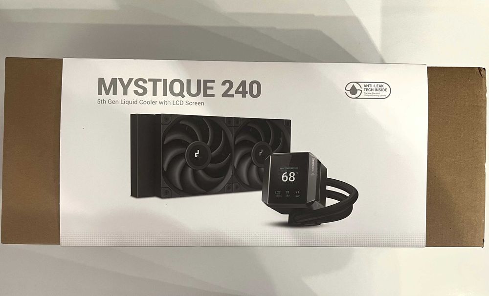 Система водяного охлаждения Deepcool MYSTIQUE 240, чёрный цвет.