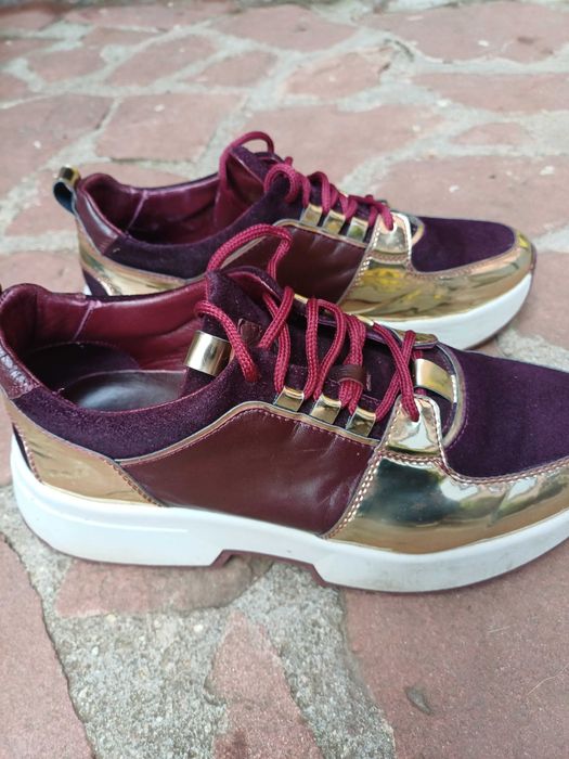 Дамски кожени сникърси