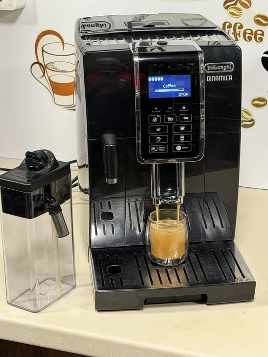Кафемашина кафе автомат delonghi dinamica с гаранция