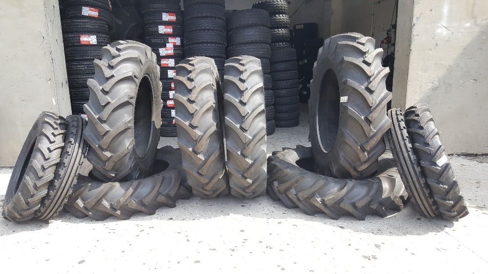 Anvelope noi 13.6-28 cu 8 PLY cauciucuri de tractor cu garantie