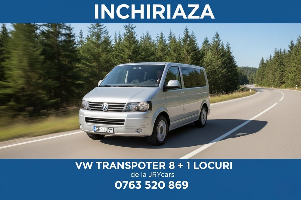 Inchiriez - Inchiriere Duba Microbus VW Transporter 8+1 cu/fără șofer