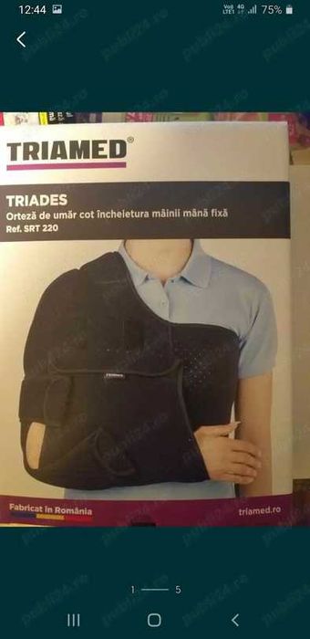 Orteza umar cot incheietura mainii Triamed SRT 220, marimea M4