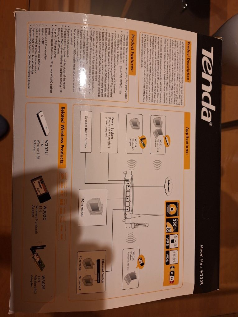 Router Tenda  functional