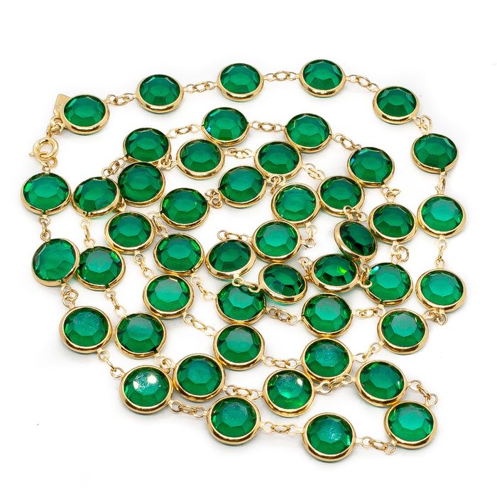 Винтаж.Ожерелье безель. Swarovski. Оригинал.1960-70