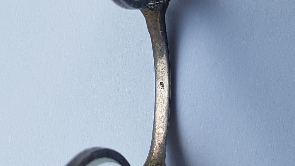 Monoclu, lornion (ochelari opera), argint marcat 835, anii 1900
