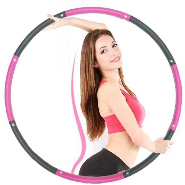 Фитнес масажен обръч за отслабване Hula Hoop, 96 см. и 98см. с магнити
