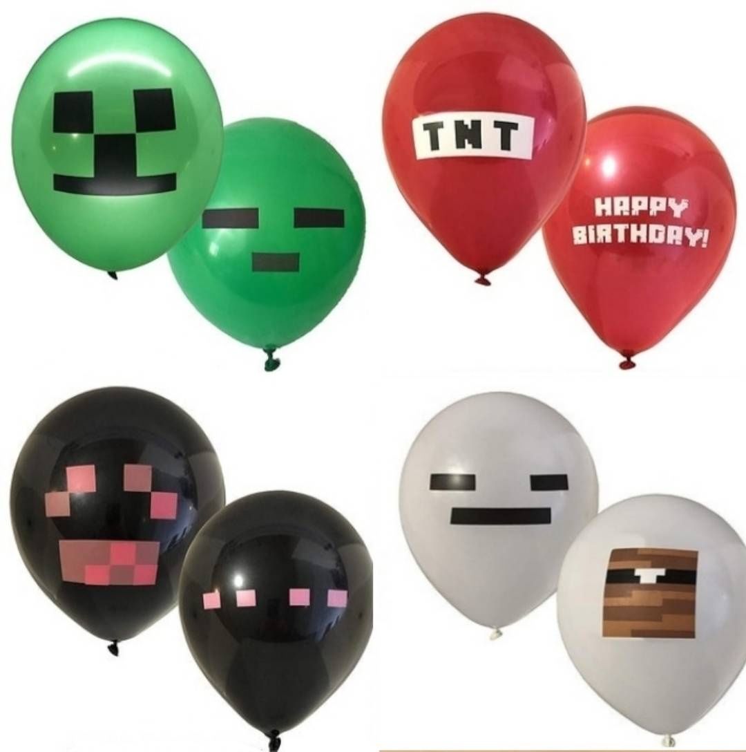 Воздушные шарики Майнкрафт, Minecraft , Sonic , Соник, Сиреноголовые