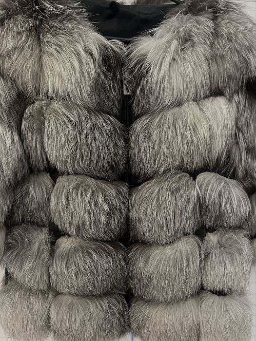 Blana naturala vulpe argintie